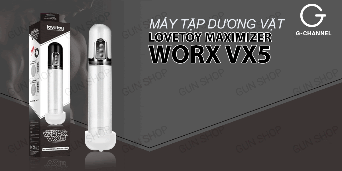  Bảng giá Máy tập dương vật tự động cao cấp - Lovetoy Maximizer Worx VX5 giá tốt