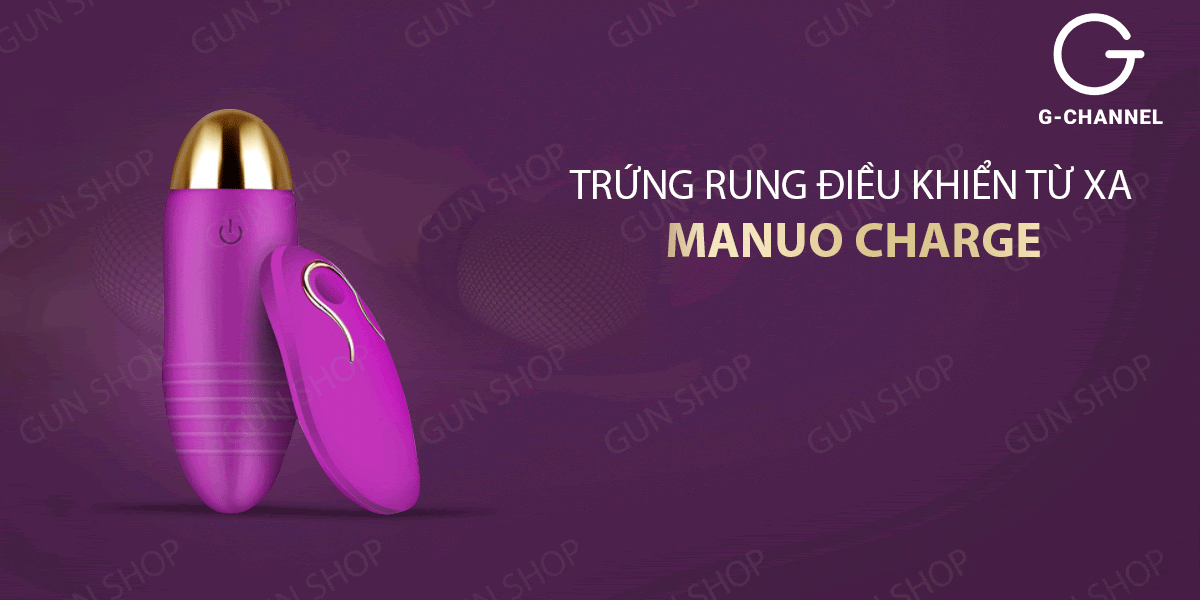  Nhập sỉ Trứng rung điều khiển từ xa nhiều chế độ rung - Manuo Charge hàng mới về