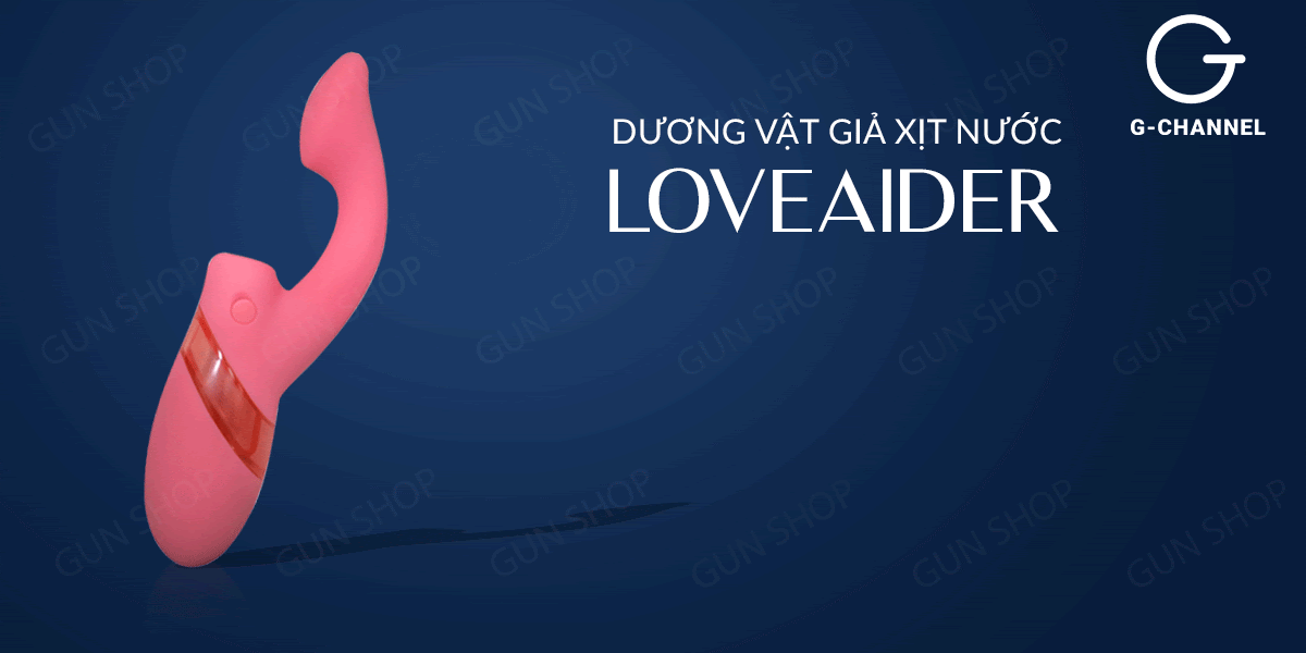  Bán Dương vật giả xịt nước 7 chế độ rung - Màu hồng - Loveaider mới nhất