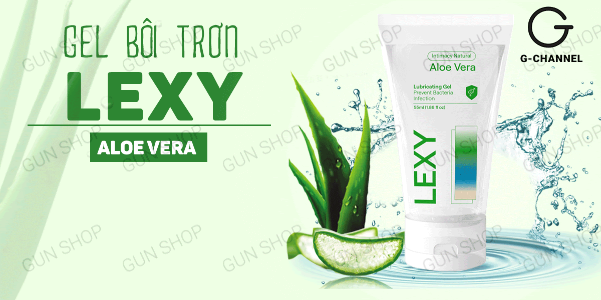  Review Gel bôi trơn tinh chất lô hội - Lexy Aloe - Chai 55ml giá rẻ