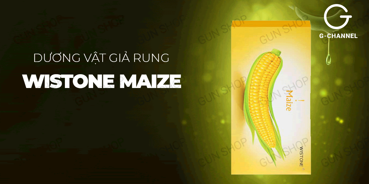  Địa chỉ bán Dương vật giả rung hình trái bắp đa chế độ rung sạc điện - Wistone Maize tốt nhất
