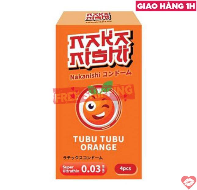 Review Bao cao su Nakanishi - Siêu mỏng 0.03mm - Hương cam - Hộp 4 cái giá tốt