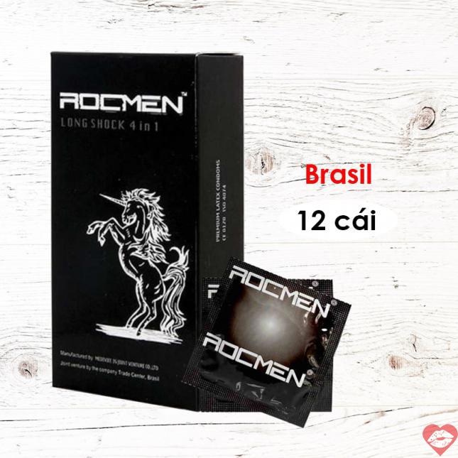 Đại lý Bao cao su Rocmen Long Shock - Kéo dài thời gian - Hộp 12 cái hàng mới về
