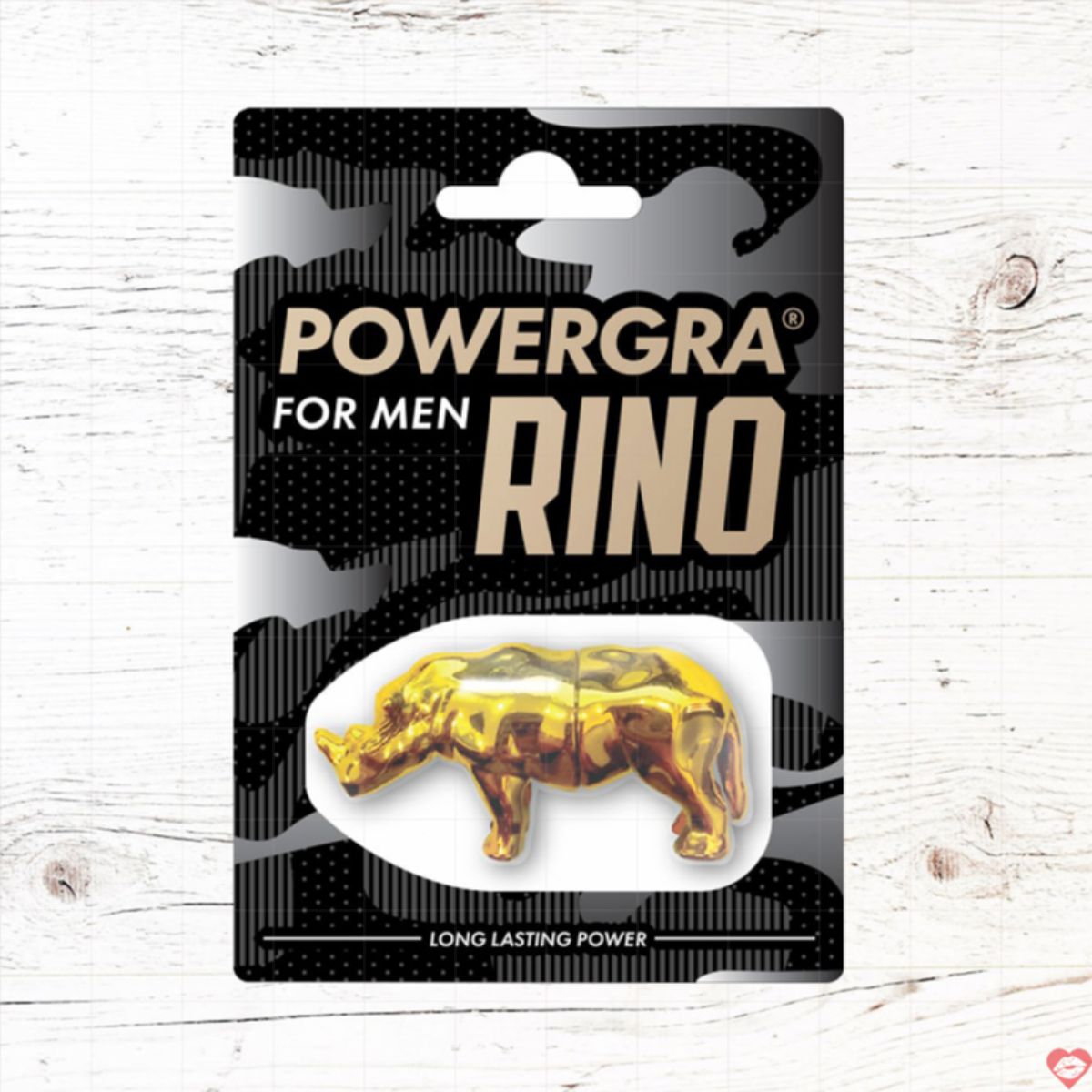 Viên uống phục hồi sinh lý kéo dài thời gian Powergra For Men Rino - Vỉ 1 viên