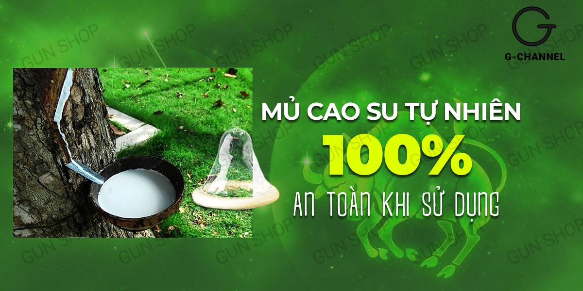 Bao Cao Su Ropockon Cung Kim Ngưu 0.03mm Hương Dâu Tự Nhiên