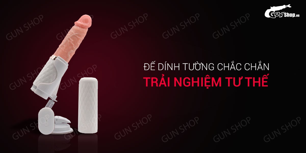 Nơi bán Dương vật giả dính tường rung thụt tự động sạc điện - Uegea  giá tốt
