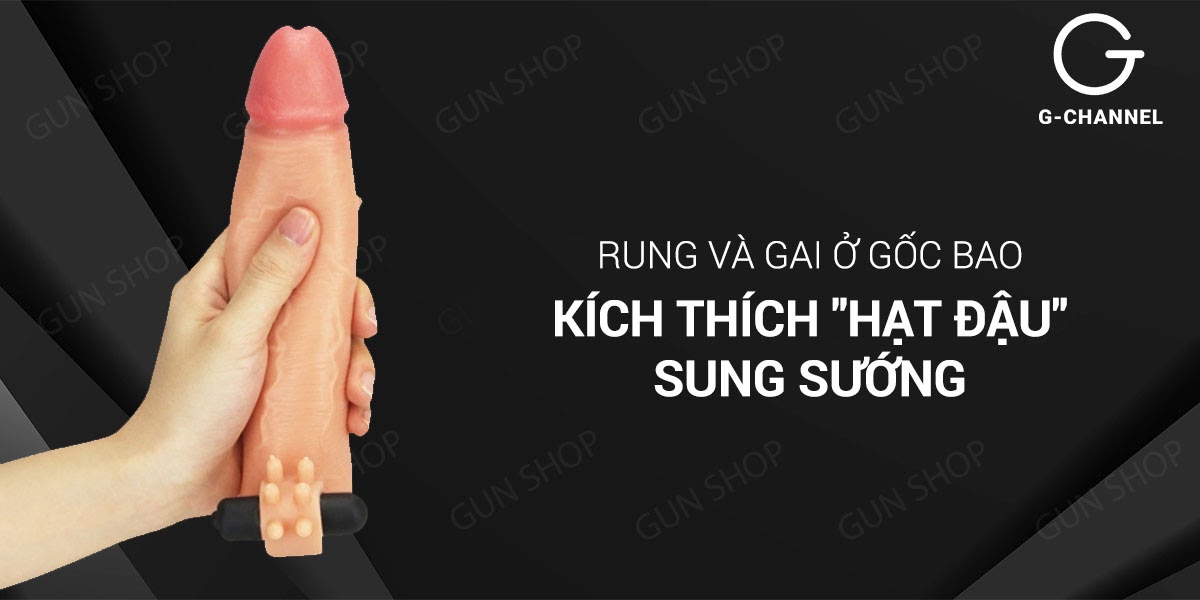 Phân phối Bao cao su đôn dên tăng kích thước rung tăng 38mm - Lovetoy Nature Extender giá sỉ Phân phối Bao cao su đôn dên tăng kích thước rung tăng 38mm - Lovetoy Nature Extender giá sỉ