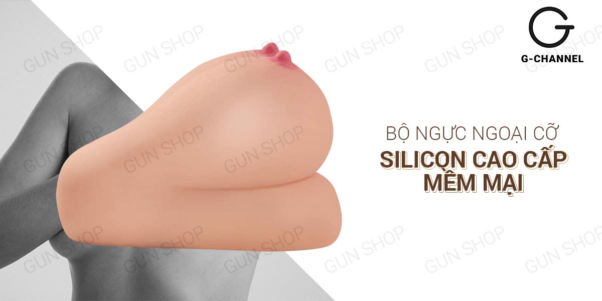  Đại lý Ngực giả âm đạo & hậu môn silicon trần cao cấp mềm mịn - Man Mastuebator 3kg nhập khẩu