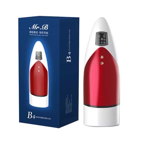 Âm đạo giả cao cấp Mr.B B4 rung hút toả nhiệt đế sấy khô tự động