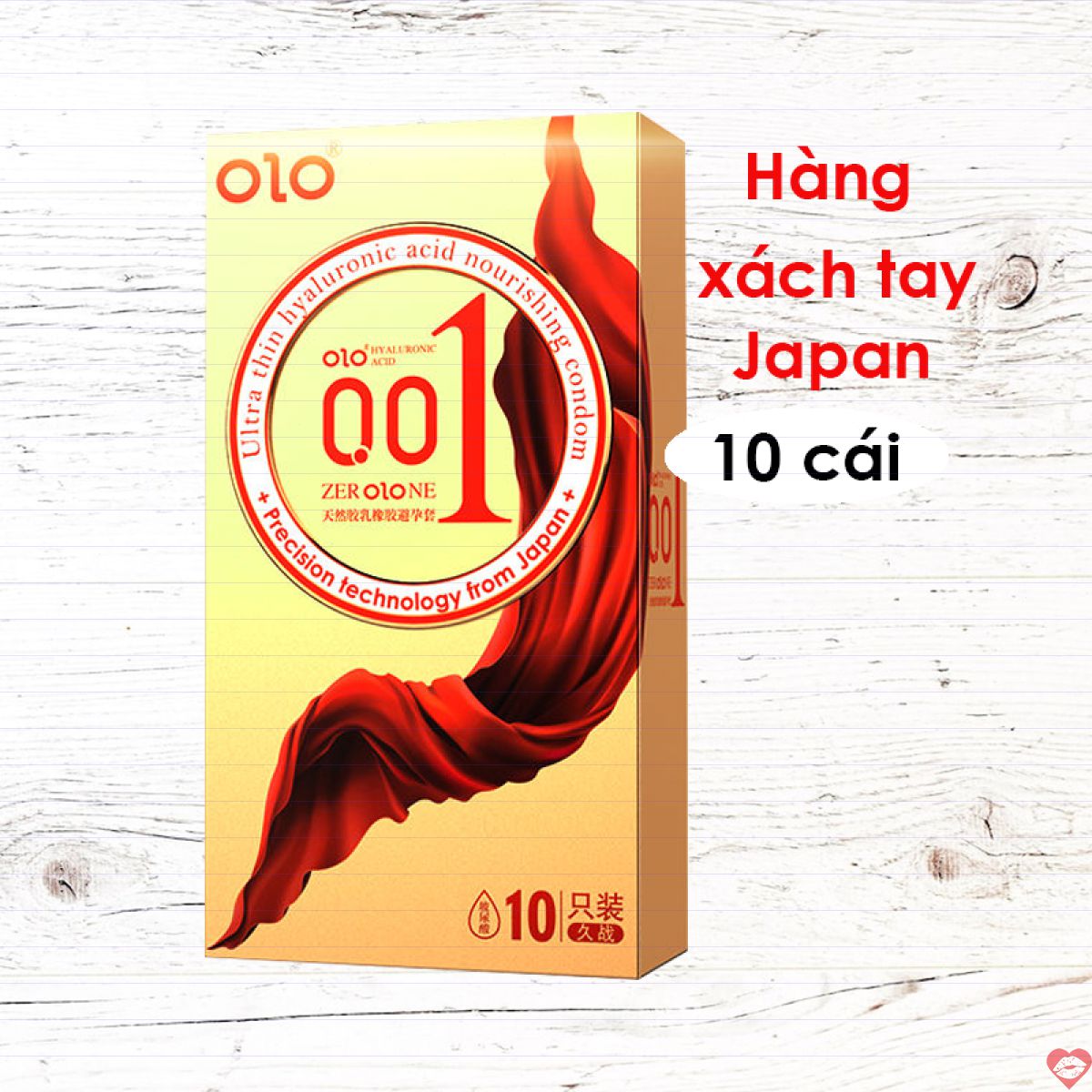 Bán Bao cao su Olo 0.01 vàng Square Gold gân gai chính hãng kéo dài thời gian mới nhất