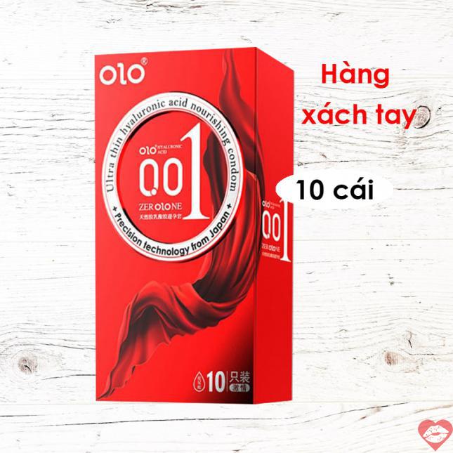Review Bao cao su Olo thin 0.01 đỏ Square Red gai nổi siêu mỏng hộp 10c có tốt không?