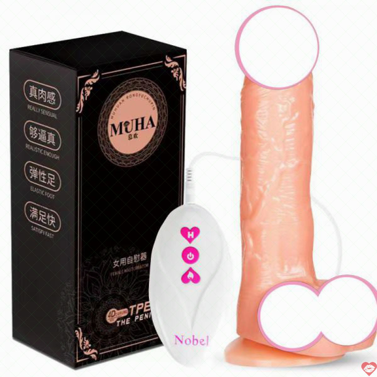 Dương Vật Giả Gắn Tường Điều Khiển Rung Từ Xa Kích Thích 