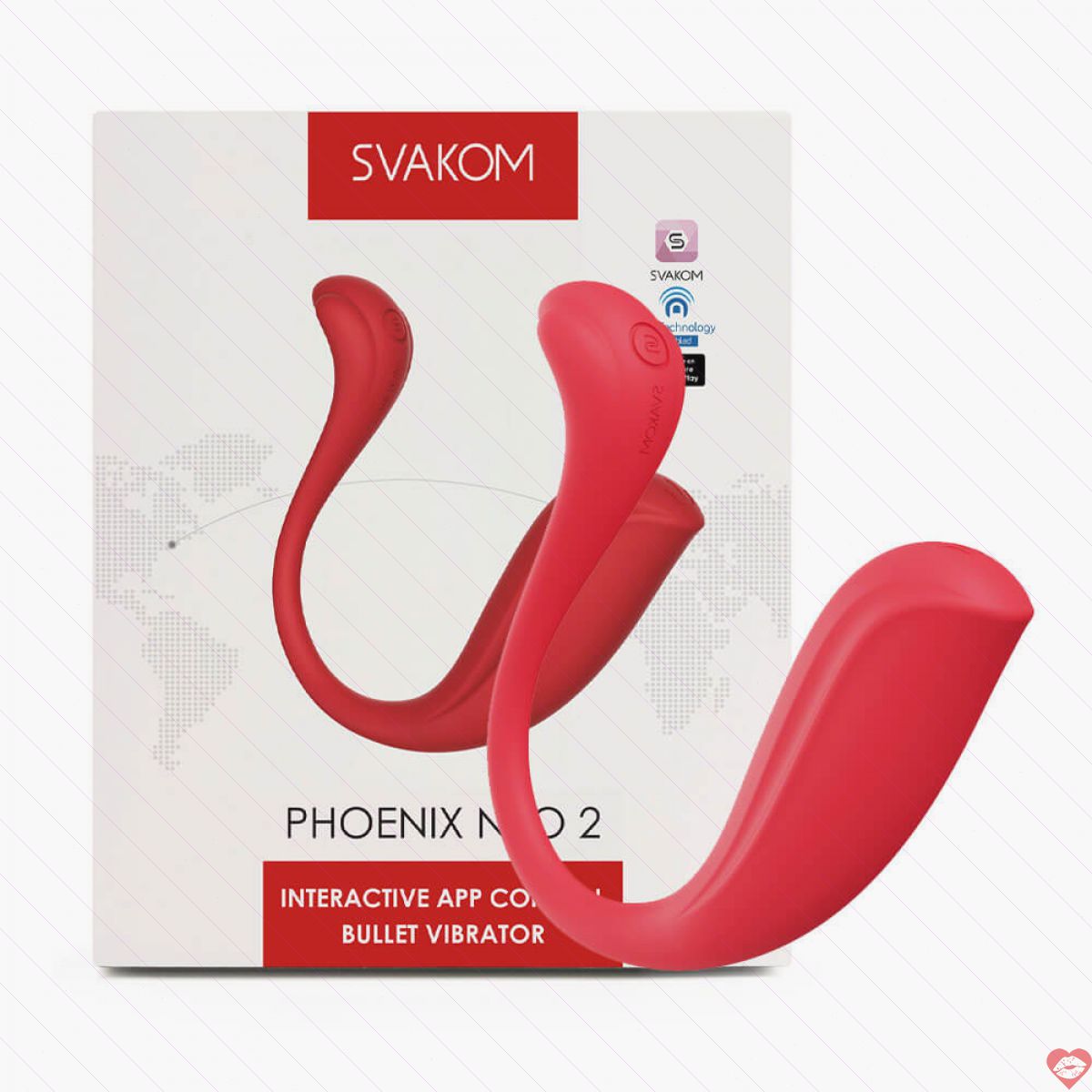 Trứng rung 2 đầu Svakom điều khiển app kích thích tình dục mua ngay 