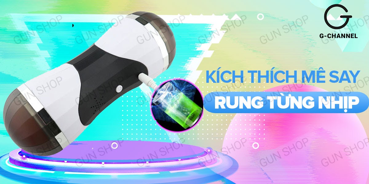 Âm Đạo Giả 2 Đầu Rung Rên Kép Kích Thích - Double Head