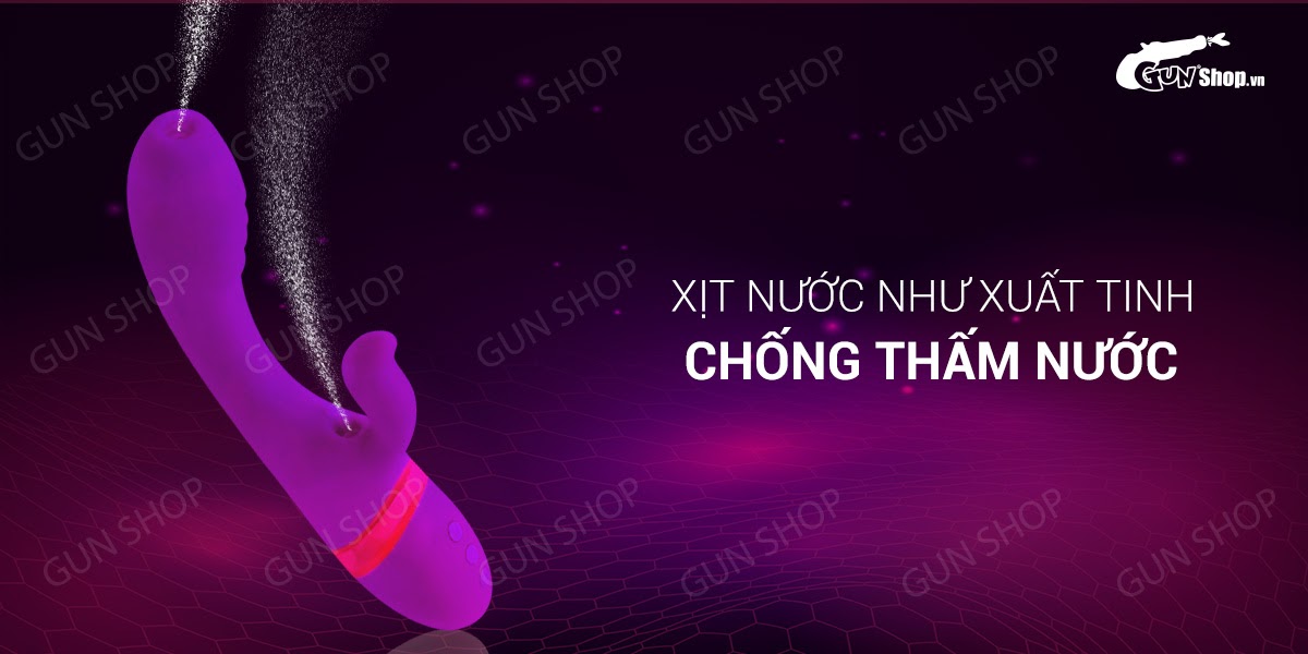 Dương vật giả siêu thực 7 chế độ rung ngọt ngào màu tím Loveaider