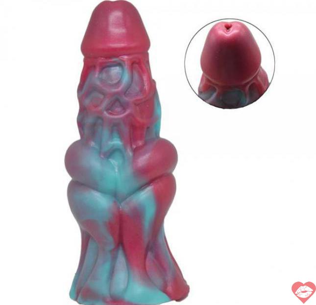 Kho sỉ Bao cao su đôn dên hình quái thú đầu dương vật có gân nổi siêu mềm nhập khẩu