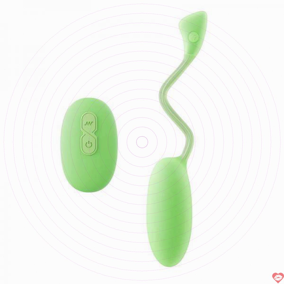 MESANEL Trứng Rung Vô Hình Green Bean Điều Khiển Từ Xa Gợi Cảm 