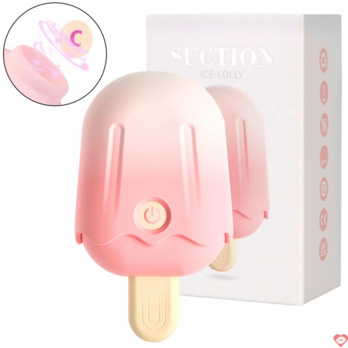 Trứng Rung Hút Mini Suction Ice Lolly Massage Điểm G Kích Thích 