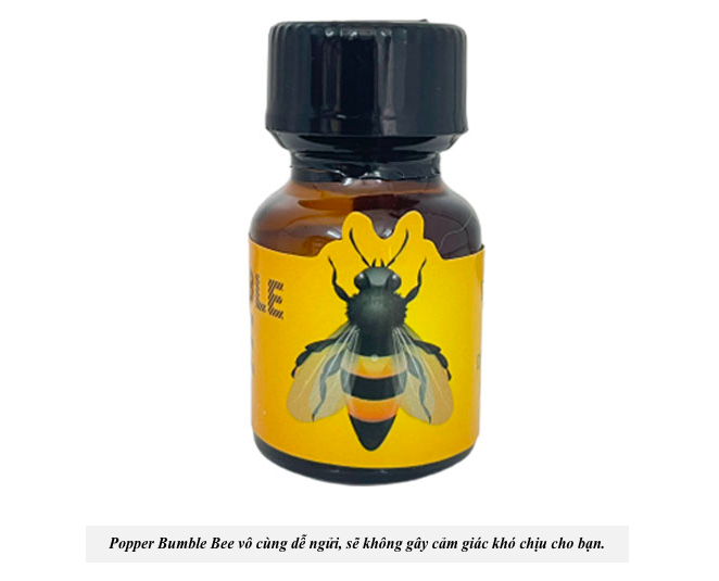 Bỏ sỉ Popper Bumble Bee con ong vàng 10ml chai hít tăng khoái cảm Mỹ cao cấp