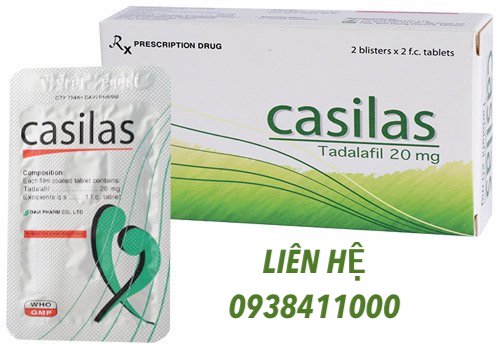  Bán Viên uống Casilas 20mg trị rối loạn cương dương kéo dài thời gian quan hệ thuốc trị xuất tinh sớm giá sỉ