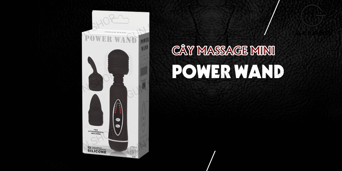  Thông tin Cây massage mini rung 12 chế độ Power Wand chày rung tình yêu chính hãng loại tốt