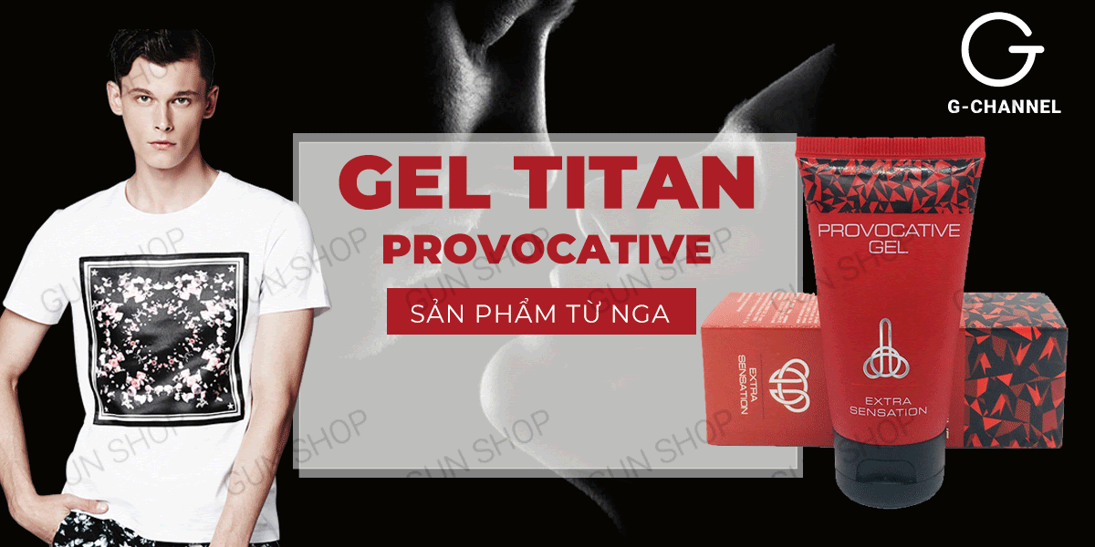  Nơi bán Gel bôi trơn tăng kích thước cho nam - Titan Provocative - Chai 50ml chính hãng
