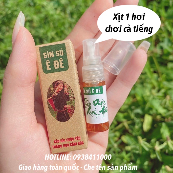  Đánh giá Sìn sú dân tộc Ê Đê chính hãng dạng xịt kéo dài thời gian quan hệ chai nhỏ 5ml nhập khẩu