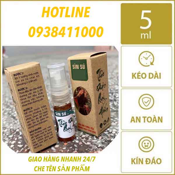  Đánh giá Sìn sú dân tộc Ê Đê chính hãng dạng xịt kéo dài thời gian quan hệ chai nhỏ 5ml nhập khẩu